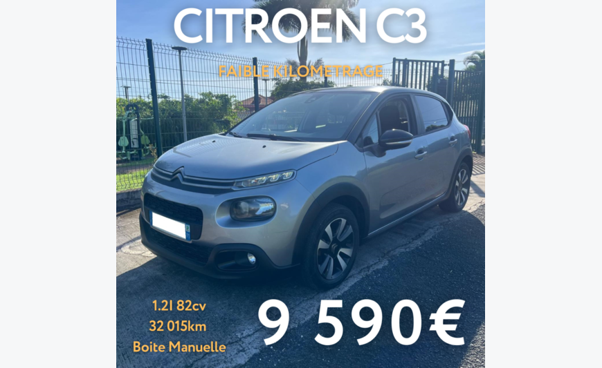 Citroen c3 faible kilometrage