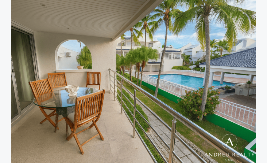 Élégant Condo 3 Chambres – Cupecoy Beach Club