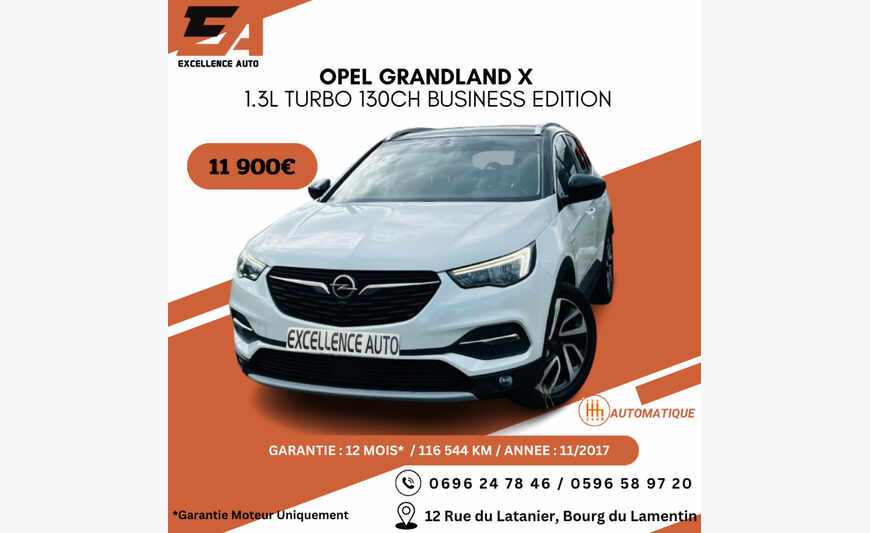 OPEL GRANDLAND X 1.3L TURBO 130CH BUSINESS EDITION