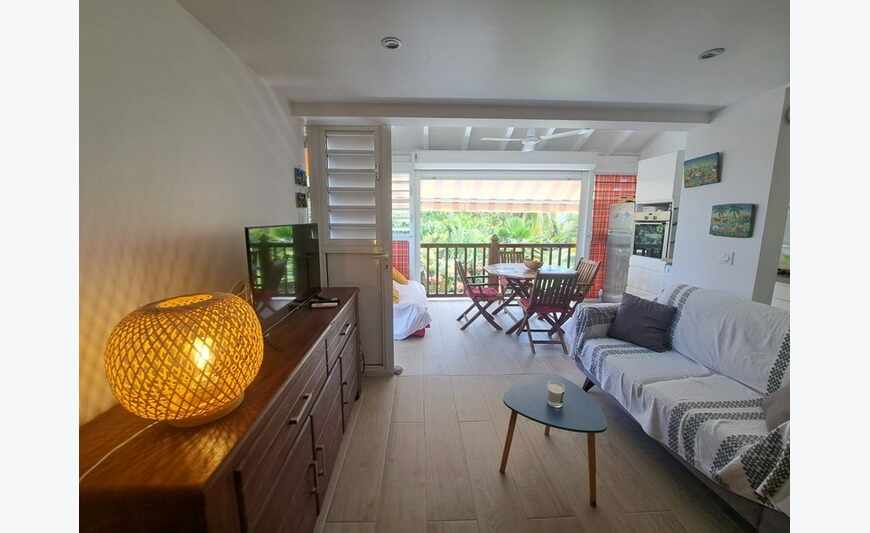 Studio rénové avec terrasse et vue verdoyante -