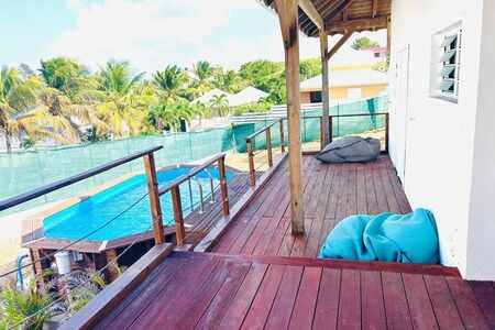 Le Moule Magnifique Villa Meublee 3 Chambres Piscine Vue Mer