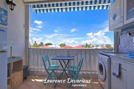 Duplex vue mer 1 pièce Saint Francois (971)