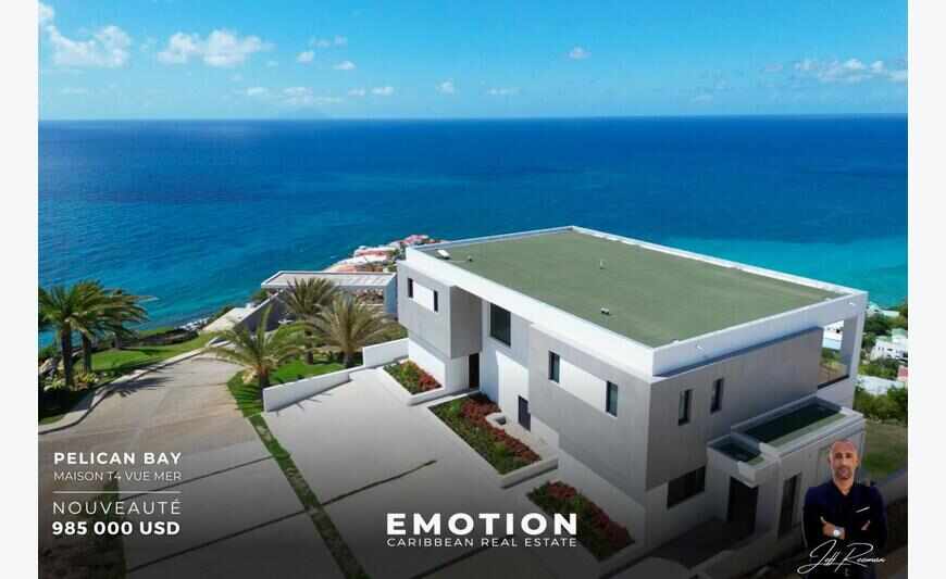 Villa T4 contemporaine - 149,87 m2 - Vue mer panoramique