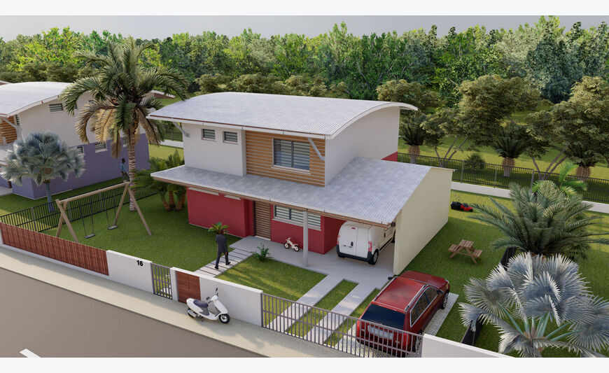 Residence Neuve : Maison T4 Duplex Independante avec