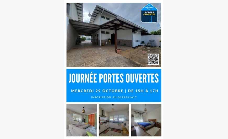 Maison R+1 T4 - Clos d'Arletty, Rémire-Montjoly - 320 000