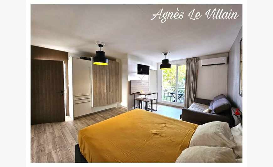 Grand Studio 25 m2 en Rez de Jardin