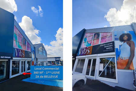 Magnifique Local Commercial 360 m2 - 1ère Ligne - Parkings -