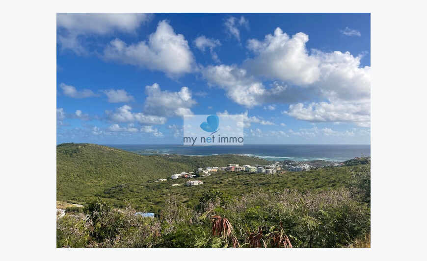 Land Oyster Pond 2909M2 Sea View