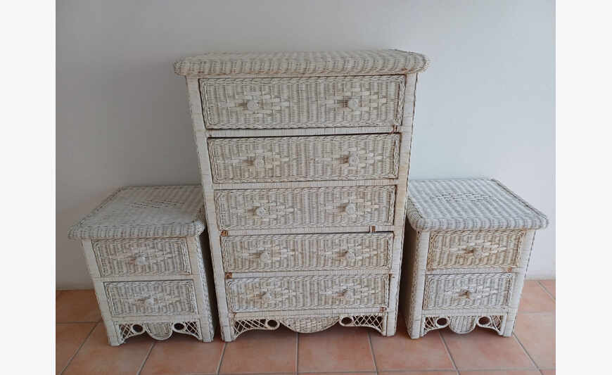 Ensemble commodes + tables de chevet
