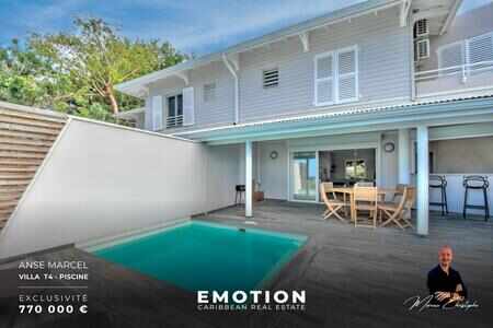 Anse Marcel, House T4 117m2 + Swimming pool