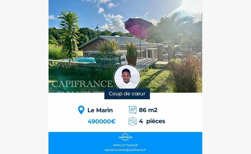 Coup De Cœur? 4 pièces Le Marin (972)