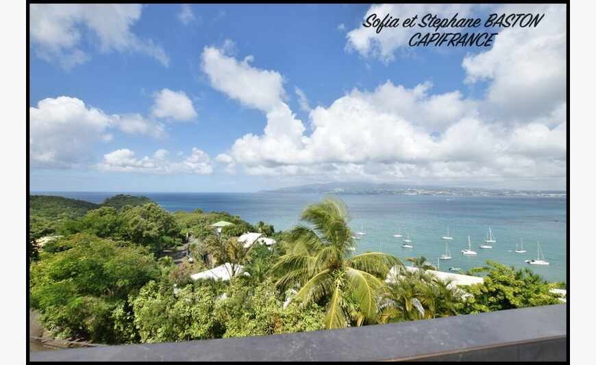 Vue mer et terrasse - Studio / T1 de 33 m² aux Trois-Îlets,