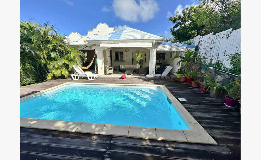 SAINT MARTIN - CUL DE SAC VILLA 4 PIECES - PISCINE