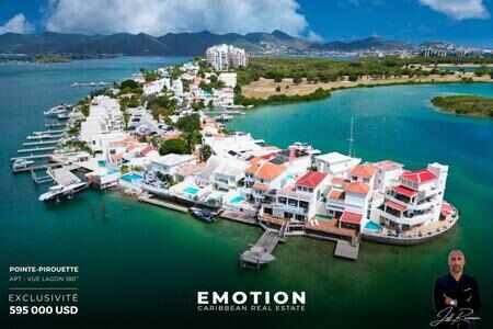 Apt with lagoon view and private pontoon - Pointe Pirouette