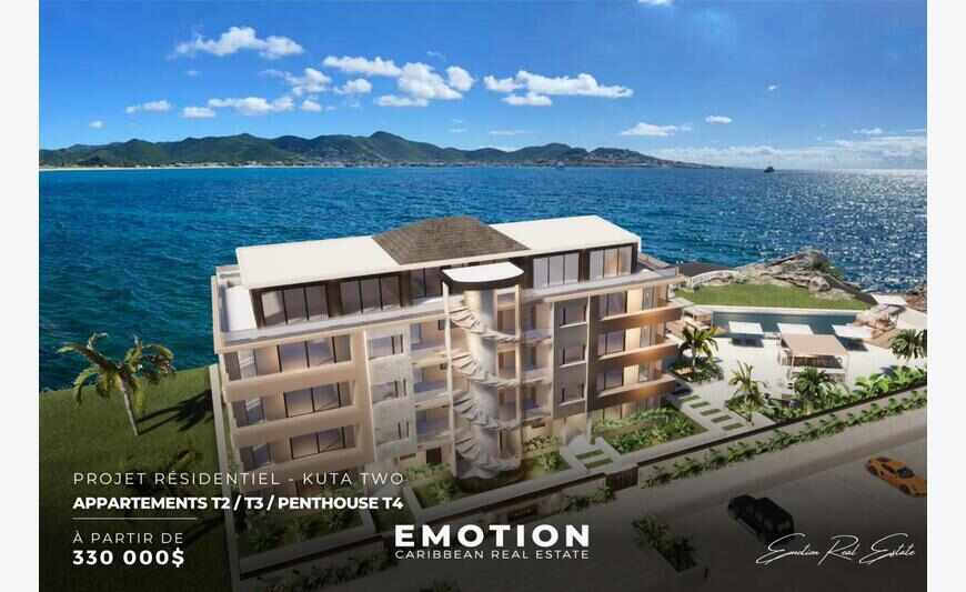 Appartements sur plan avec Vue Mer Kuta Two à Saint-