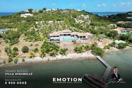 Villa Mirabelle - Propriété d'exception au bord du lagon ave