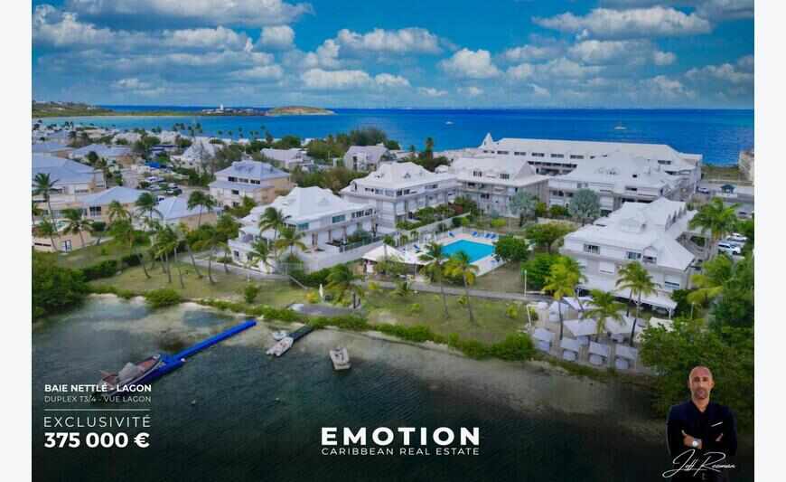 Duplex T3/4 vue lagon - Baie Nettlé