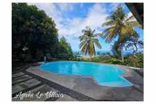 Villa + Appartement T3 Vue Mer et Morne avec Piscine sur 3