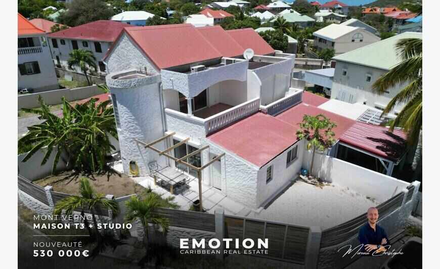 Maison 2 chambres avec Jardin et Studio, Mont Vernon 2