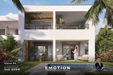 Villa T4 avec jardin, piscine et garage à Cul de Sac