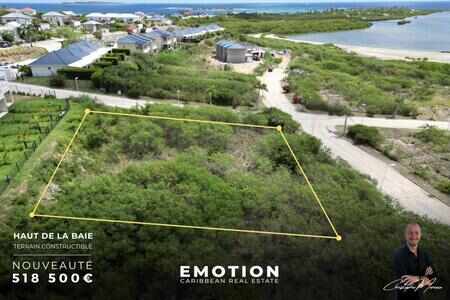 Land 1620m2, sea view, Upper Bay,