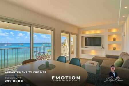 2-bedroom apartment with sea view in Marigot