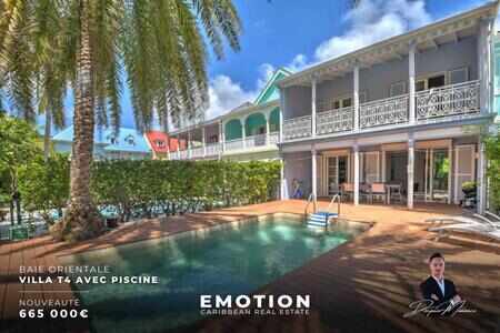Villa T4 avec piscine individuelle - Baie Orientale