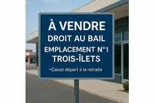Local commercial - Bail à céder Les Trois Ilets (972) - Rez