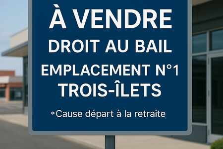 Local commercial - Bail à céder Les Trois Ilets (972) - Rez