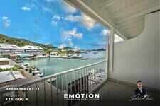 Apppartement T3 à Marigot avec vue sur la marina