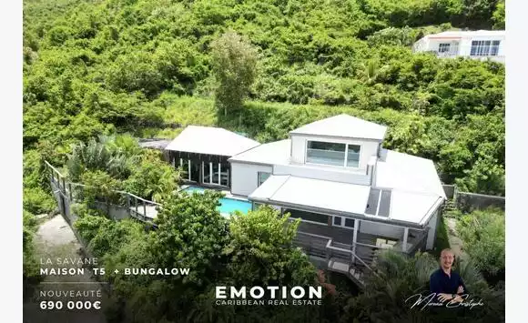 135 m2 house + swimming pool and 2 bedroom bungalow