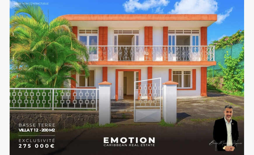 Maison T12 Basse Terre