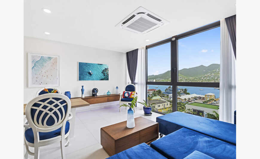 Luxueux Appartement vue Lagon, 1 Chambre à Simpson Bay