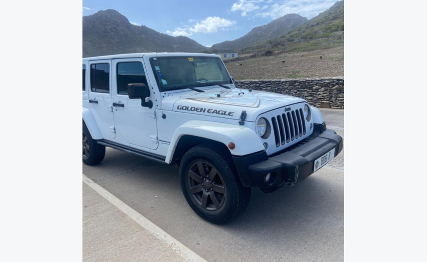 – Jeep Wrangler Blanc (Essence) – 2018 – 19 000 km