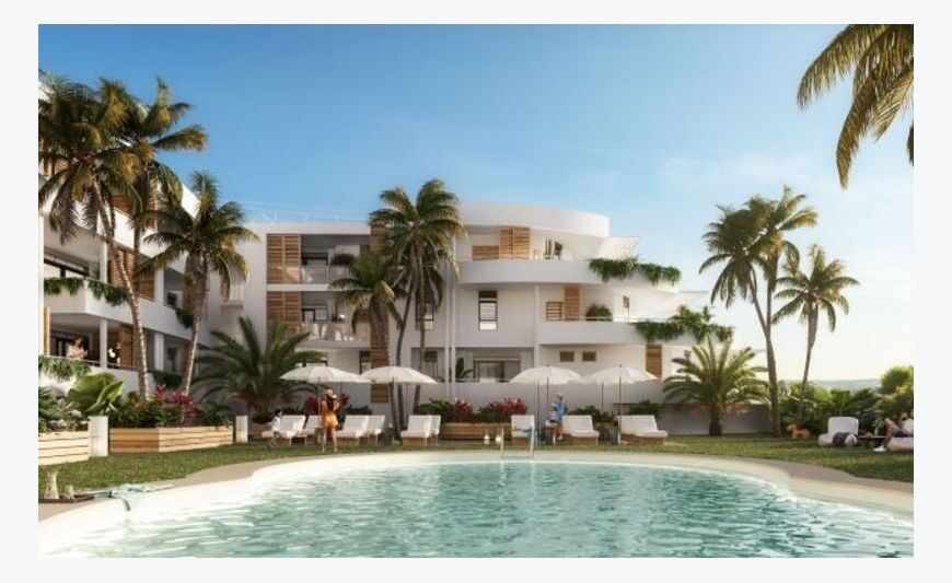 Appartement T2 face Piscine en R+2 à Sainte-Anne
