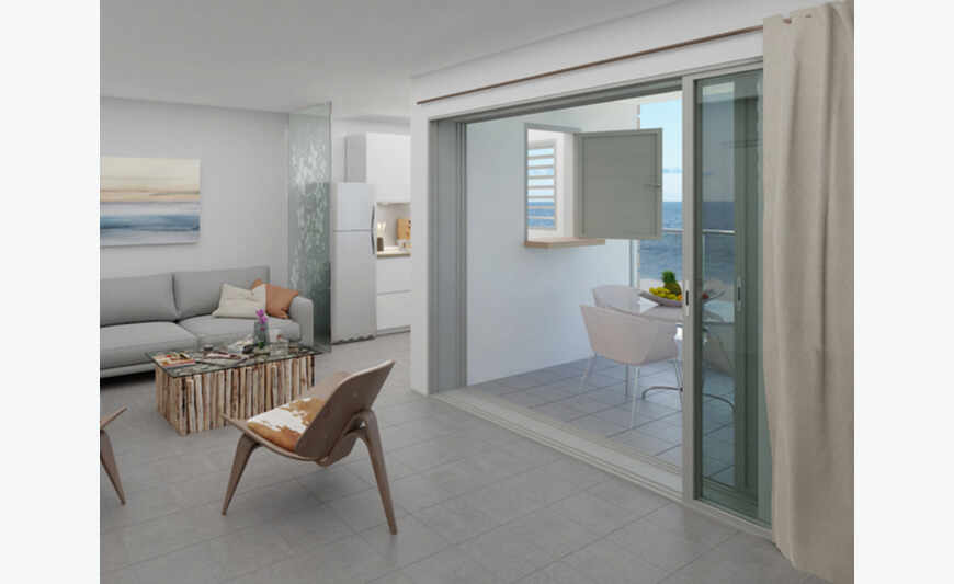appartement T3 en R+3 a Moule