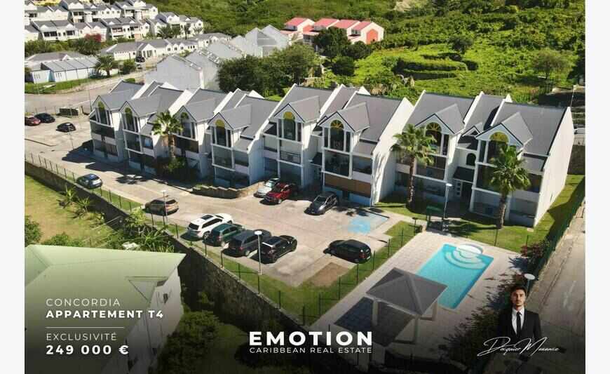 Appartement T4 ( 3 chambres ) avec piscine commune - Hauteur