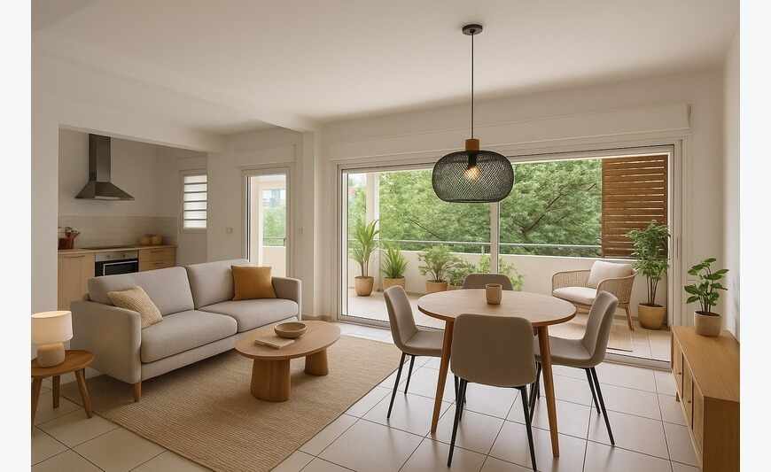 T3 en duplex de 72m2 - Quartier prisé de la Cocoteraie,