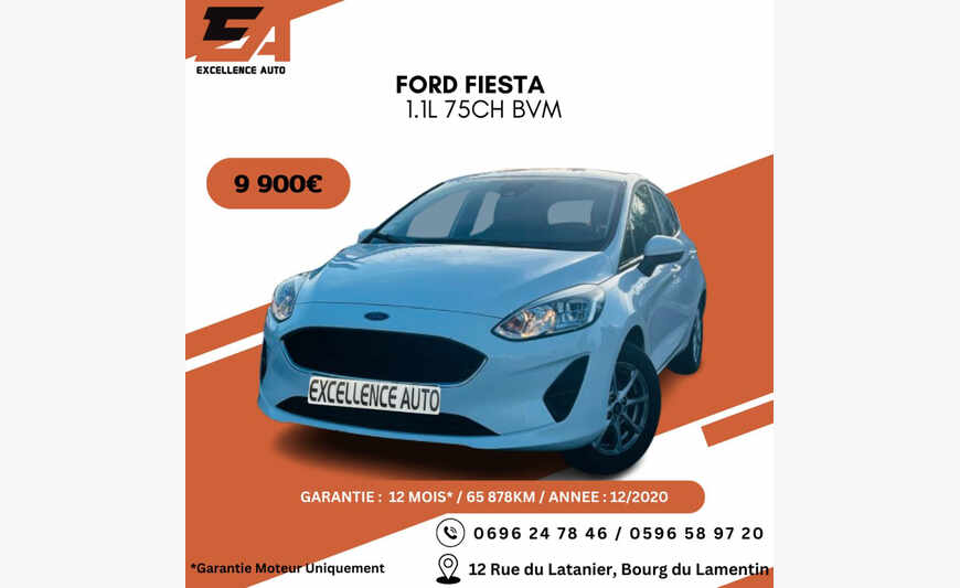 FORD FIESTA 1.1L75CH BVM