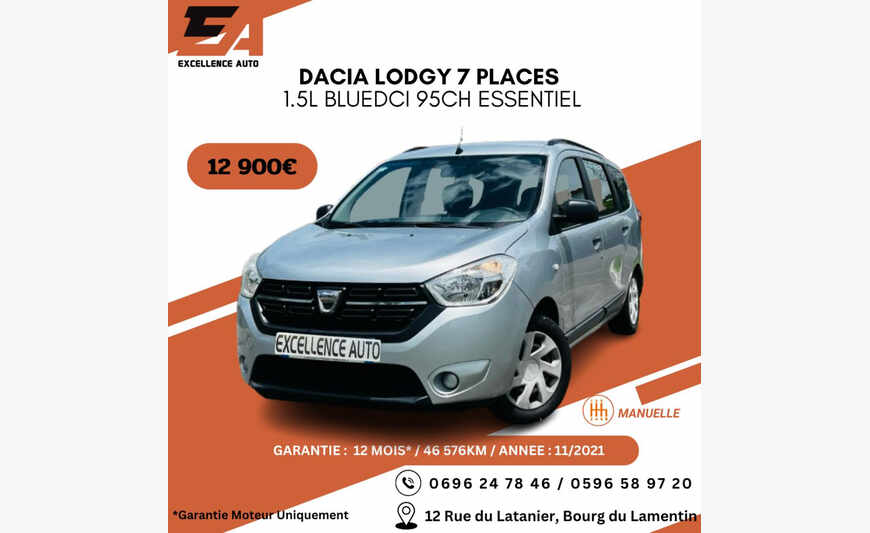 DACIA LODGY 7 PLACES 1.5L BLUEDCI 95CH ESSENTIEL
