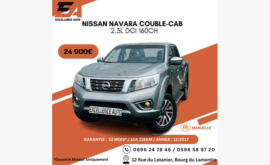 NISSAN NAVARA DOUBLE-CAB 2.3L DCI 160CH