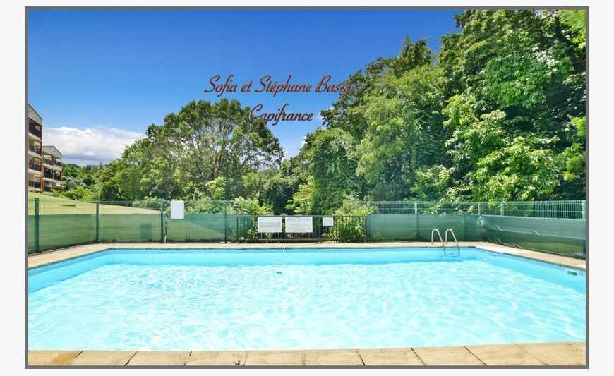 à Fort-de-France (Didier) - T2 avec jardin, piscine,