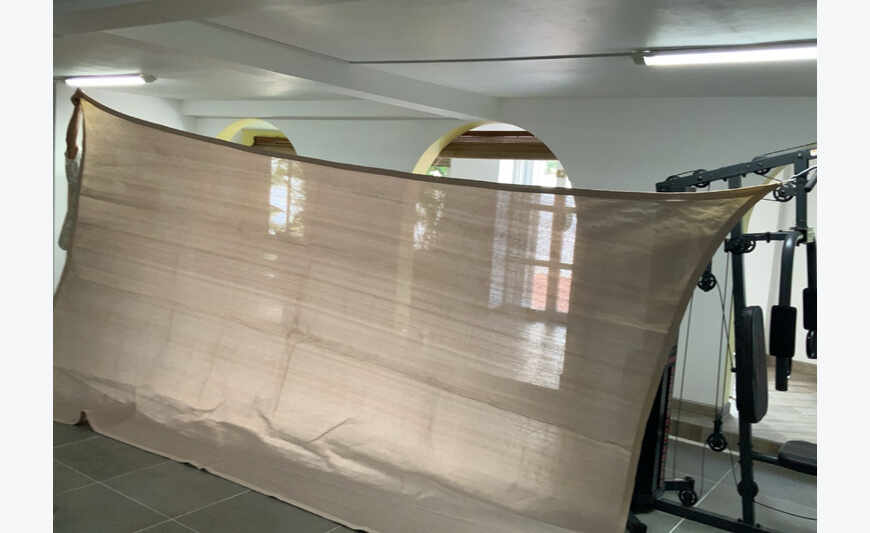 VOILE D’OMBRAGE EN BATILINE SABLE