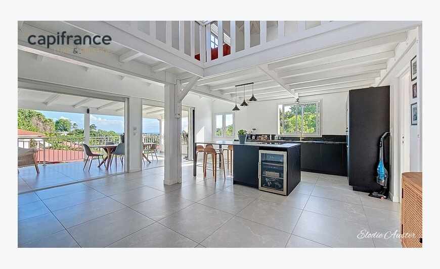Villa contemporaine vue mer et un appartement T3