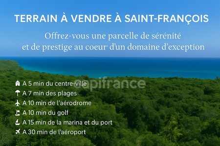 Terrain d'exception à Saint-François (971), lotissement de 5