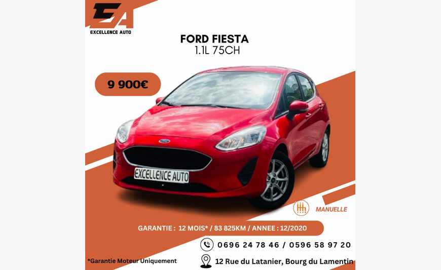 FORD FIESTA 1.1L 75CH