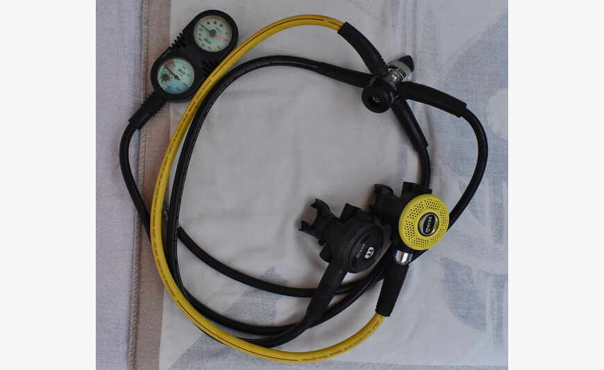 A set of diving equipment
