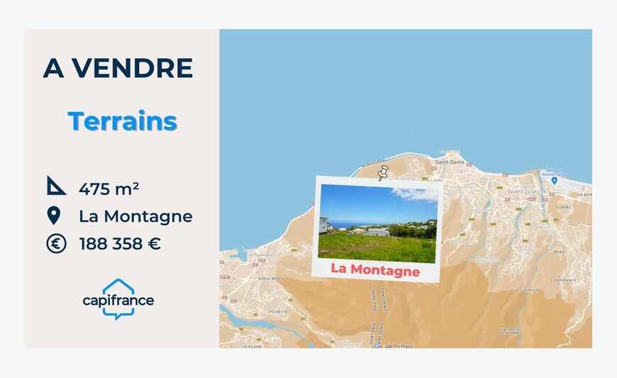 Terrain viabilisé - La Montagne - 475 m²