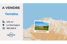 Terrain viabilisé - La Montagne - 475 m²