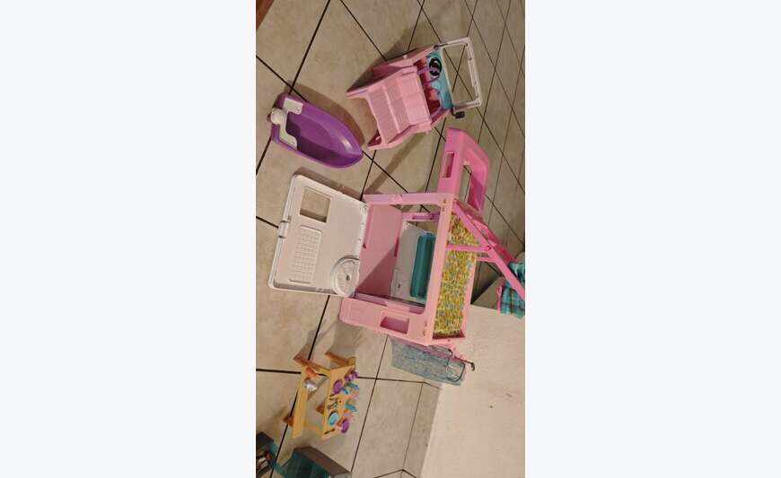 Camping car barbie